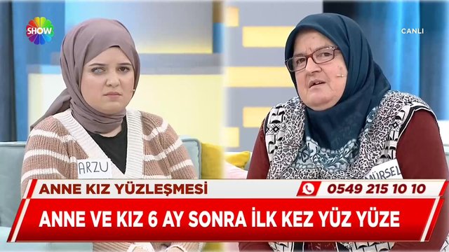 Anne ve kız 6 ay sonra ilk kez yüz yüze!