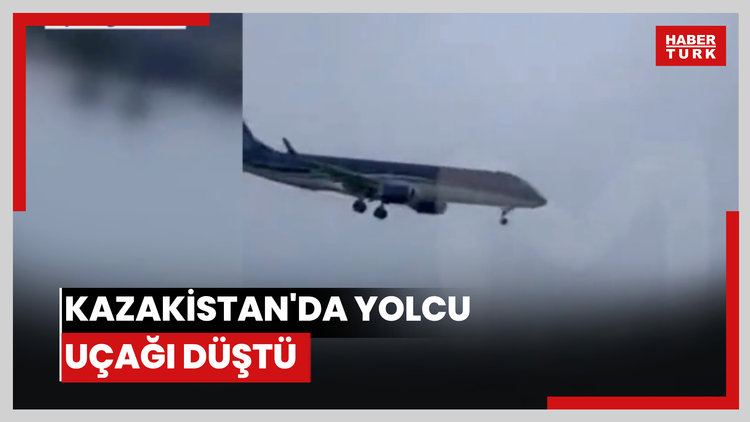 Kazakistan'da yolcu uçağı düştü