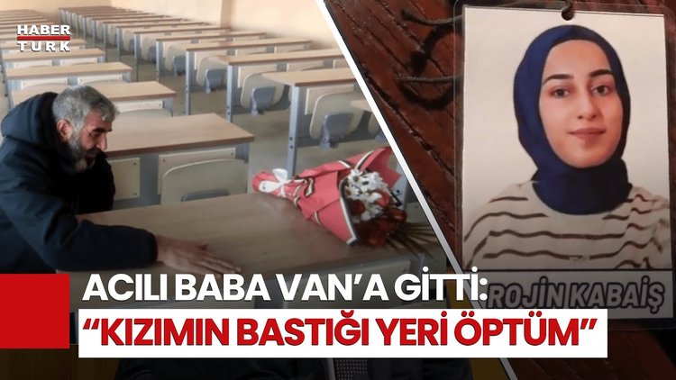 Kızı Rojin İle Gezdiği Yerlere Gidip, Sınıfındaki Sırasına Çiçek Bıraktı!