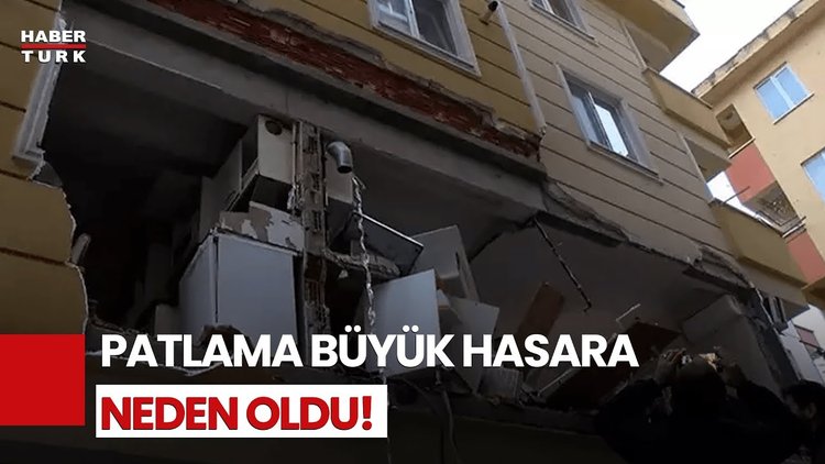 Ümraniye'de 4 Katlı Binada Patlama! Patlama Doğalgaz Kaynaklı Mı?