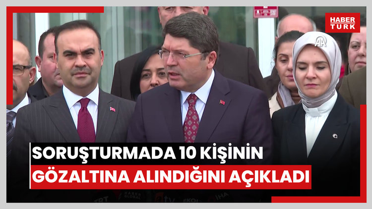 Adalet Bakanı Tunç, mühimmat fabrikasındaki patlamaya ilişkin yürütülen soruşturmada 10 kişinin gözaltına alındığını açıkladı