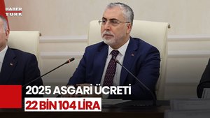 2025 Yılı Asgari Ücreti: 22.104 TL