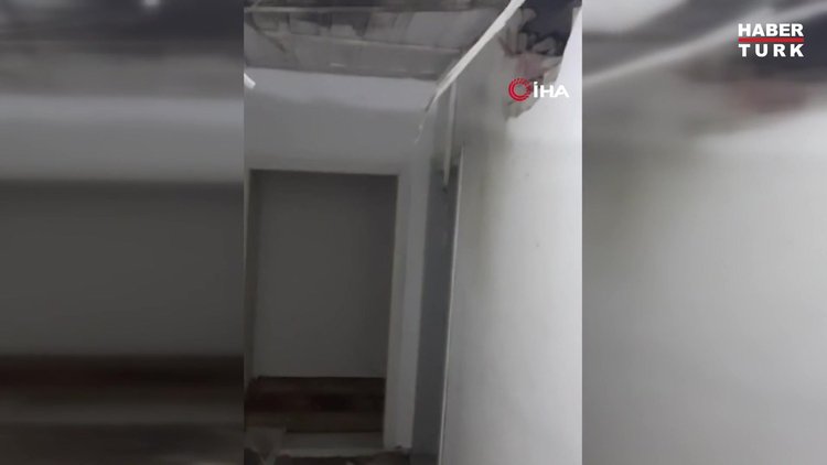 Burdur'da eve yıldırım düştü, ortalık savaş alanına döndü