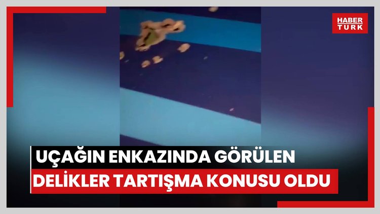 Kazakistan'da düşen uçağın enkazında görülen delikler tartışma konusu oldu