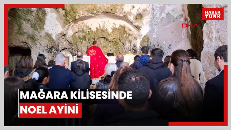 Mağara kilisesinde Noel ayini