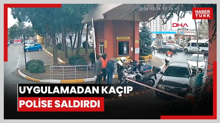 Sancaktepe'de uygulamadan kaçıp polise saldırdı; 52 kez ceza yediği ortaya çıktı