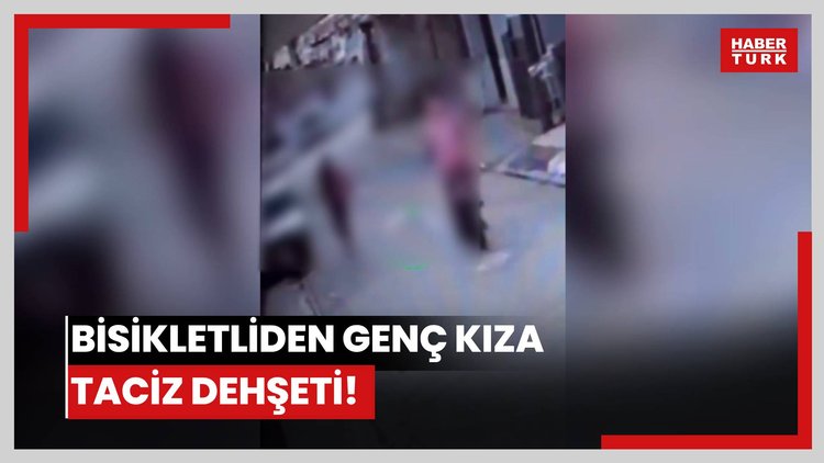 Bisikletliden genç kıza taciz dehşeti!