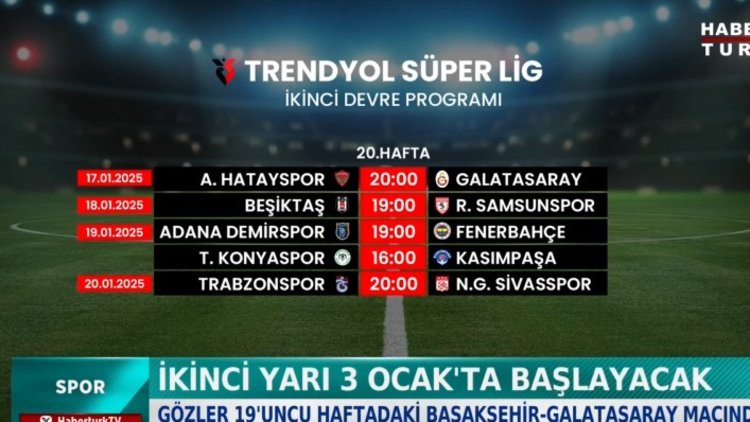 Spor Bülteni - 26 Aralık 2024 (Süper Lig'de İkinci Yarı Başlıyor)