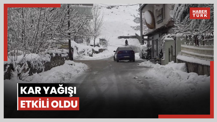 Kar yağışı etkili oldu
