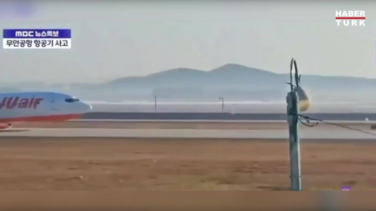 Güney Kore'de uçak kazası