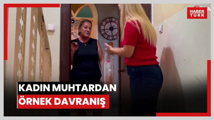 Kadın muhtardan örnek davranış, atık yağları ev ev dolaşarak topluyor