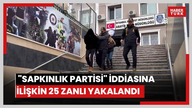Kadıköyde "cinsel sapkınlık partisi" iddiasına ilişkin 25 zanlı yakalandı
