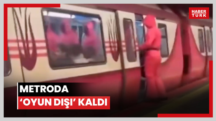 Metroda 'oyun dışı' kaldı