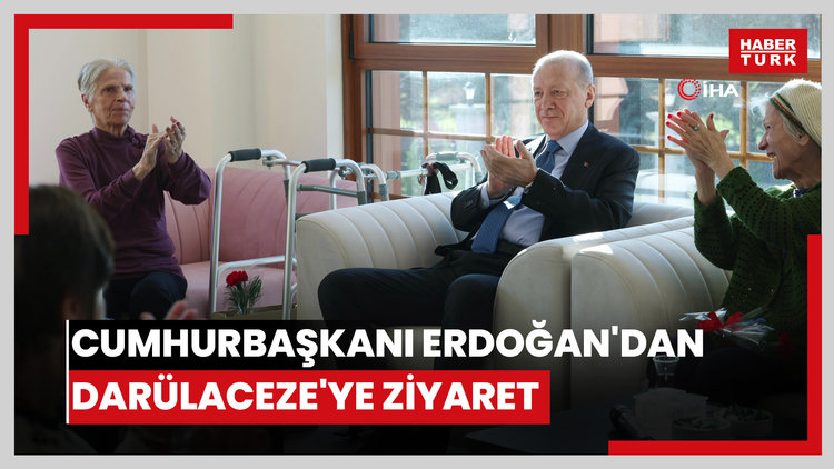 Cumhurbaşkanı Erdoğan'dan Darülaceze'ye ziyaret