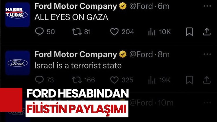 Ford'un X Hesabı Hacklendi