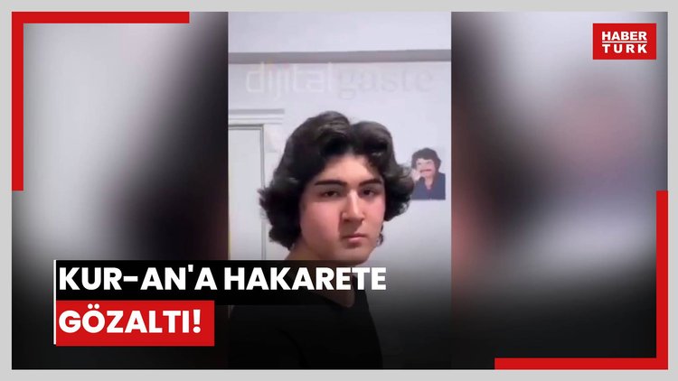 Kur-an'a hakarete gözaltı!