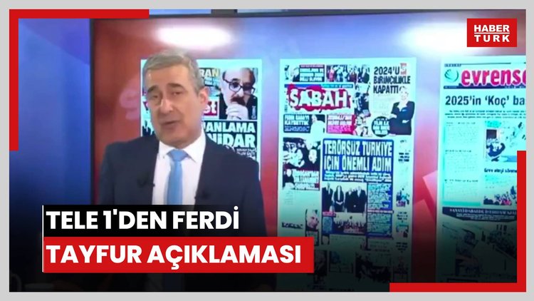 TELE 1'den Ferdi Tayfur açıklaması