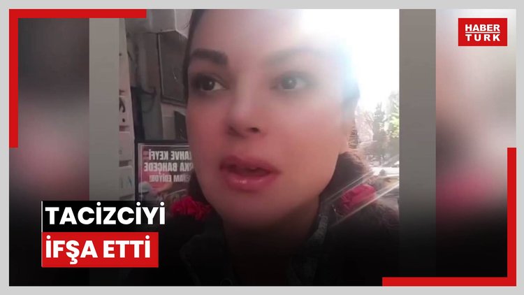 Tacizciyi ifşa etti