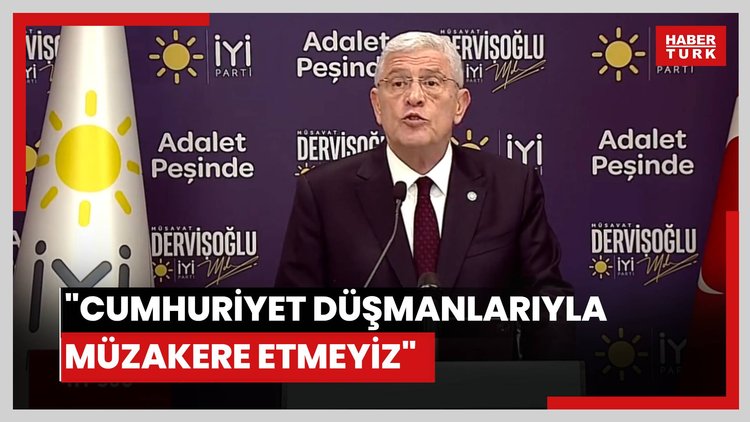 "Cumhuriyet düşmanlarıyla müzakere etmeyiz"