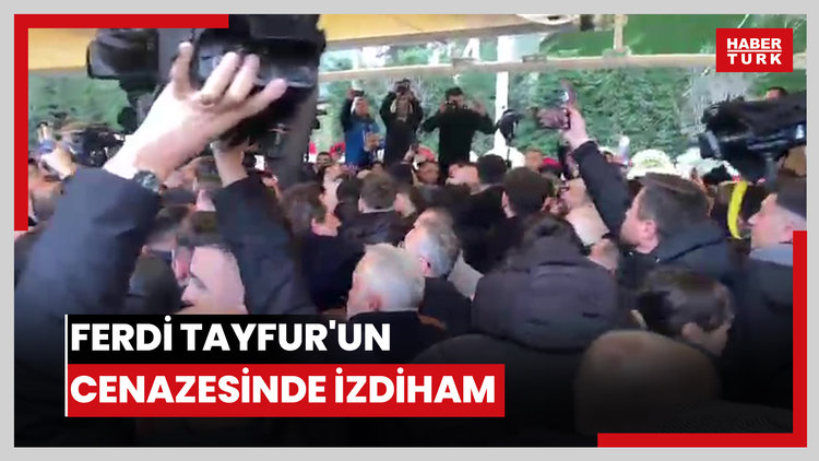 Ferdi Tayfur'un cenazesinde izdiham