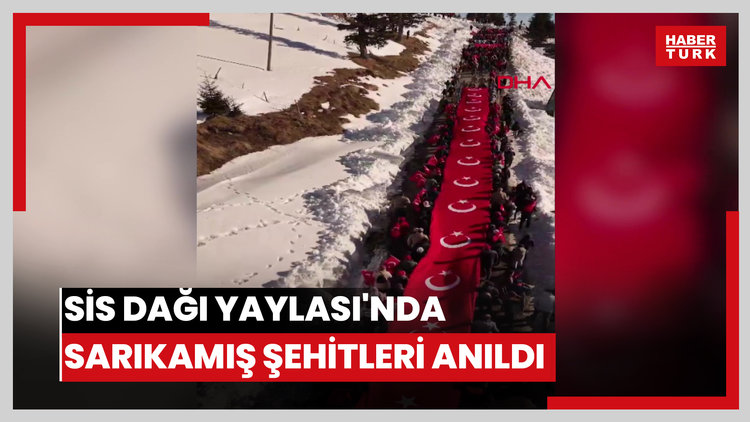 Sis Dağı Yaylası'nda Sarıkamış şehitleri anıldı