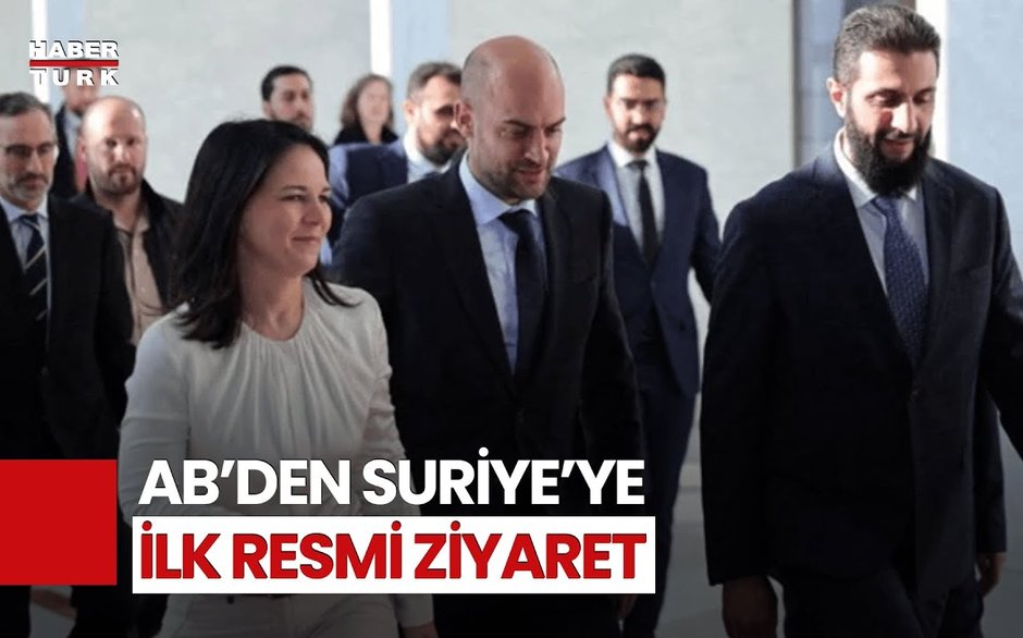 AB'den Suriye'de Diplomatik Temas! Almanya Ve Fransa Dışişleri Bakanları Şam'da