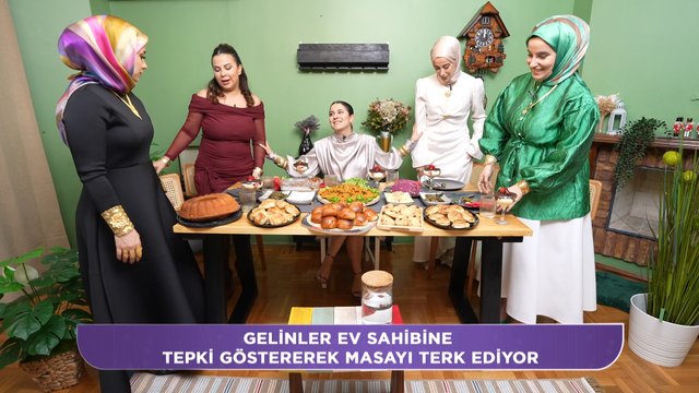 Gelinler masayı terk ediyor!