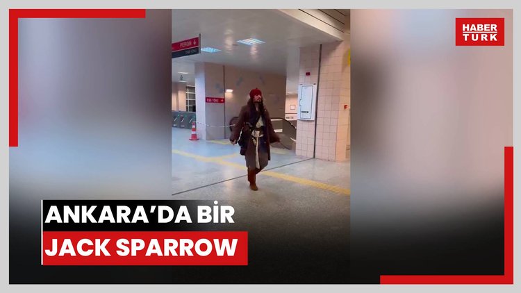 Ankara'da bir Jack Sparrow