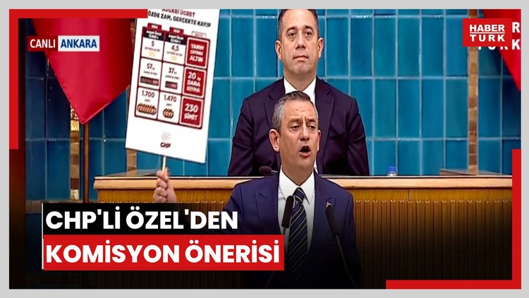 CHP'li Özel'den komisyon önerisi