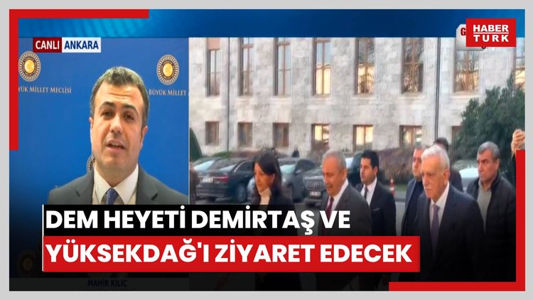 DEM heyeti Demirtaş ve Yüksekdağ'ı ziyaret edecek