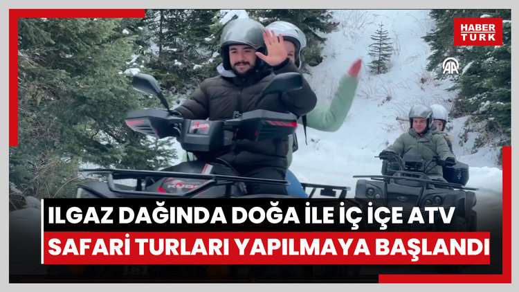 Ilgaz Dağında doğa ile iç içe ATV safari turları yapılmaya başlandı