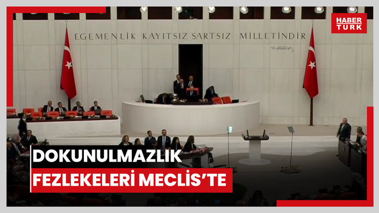 Özel, Dervişoğlu ve Hatimoğulları'nın dokunulmazlık fezlekesi Meclis'te