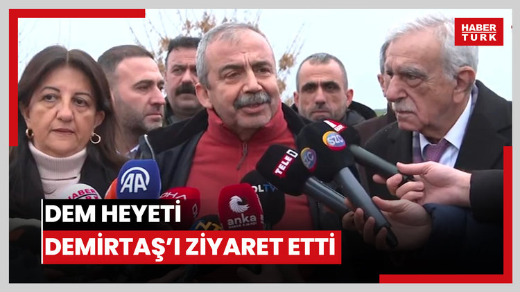 DEM heyeti Demirtaş'ı ziyaret etti