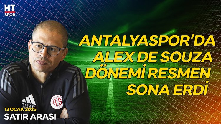 Antalyaspor, Alex de Souza'yı kötü gidişatın sorumlusu olarak belirledi - Satır Arası