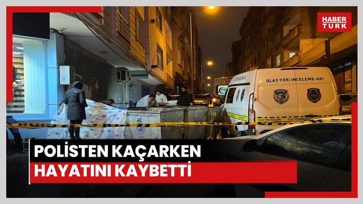 Polisten kaçarken korkuluğa saplandı