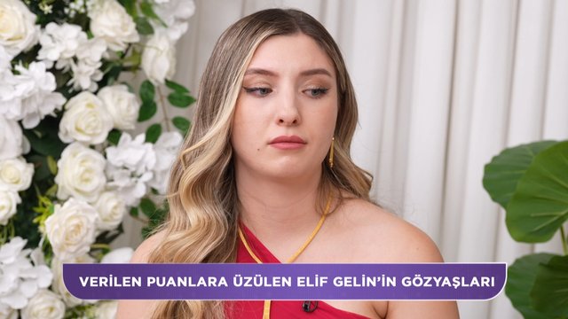 Elif gelin, gözyaşlarına hakim olamadı!