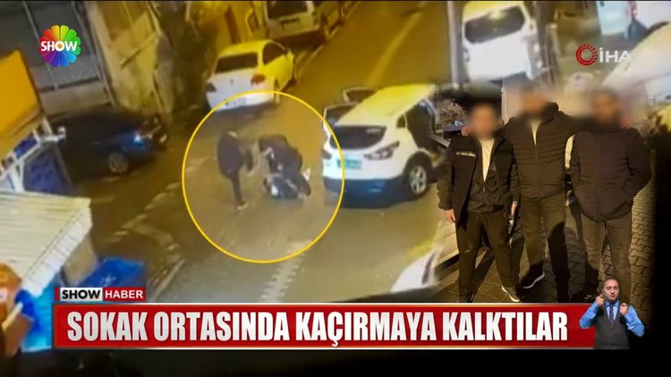 Döve döve kaçırmaya kalktılar!