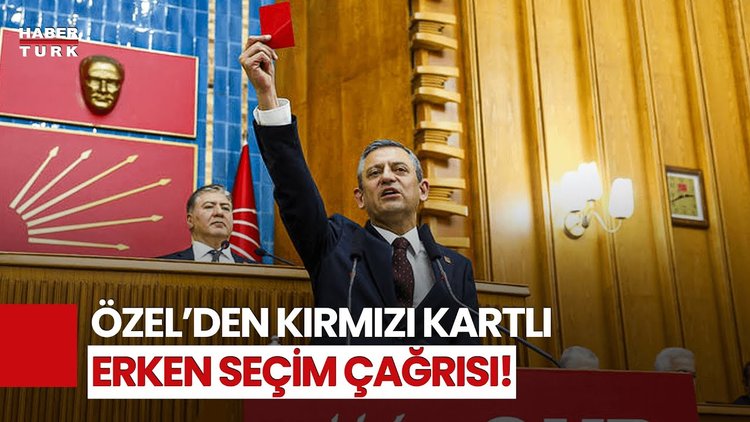 Özgür Özel'den İktidara Erken Seçim Çağrısı: "Getir Sandığı Göreceksin Kırmızı Kartı"