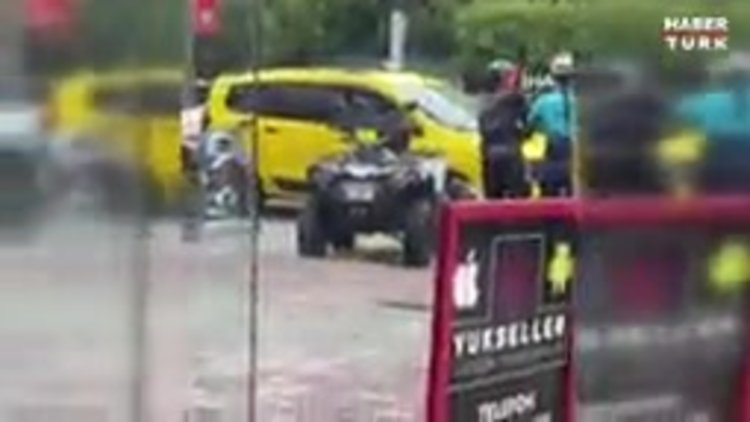 Taksi şoförü, aracını çizdikleri gerekçesiyle paralimpik bisiklet sporcularına saldırdı