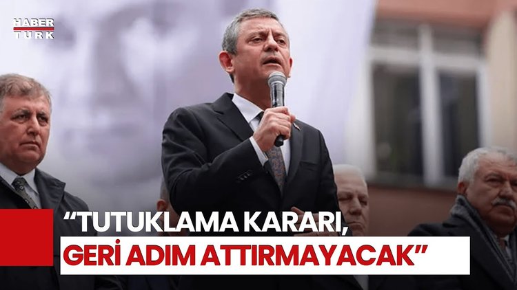 CHP Lideri Özgür Özel&#039;den Beşiktaş Belediye Başkanı Rıza Akpolat&#039;ın Tutuklanmasına Tepki!