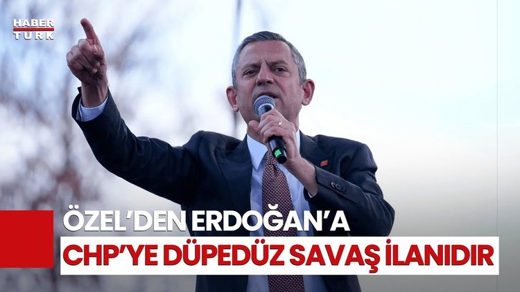 Özel&#039;den Erdoğan&#039;a &quot;Büyük Turp&quot; Yanıtı: Savaş İlanını Kabul Ediyoruz