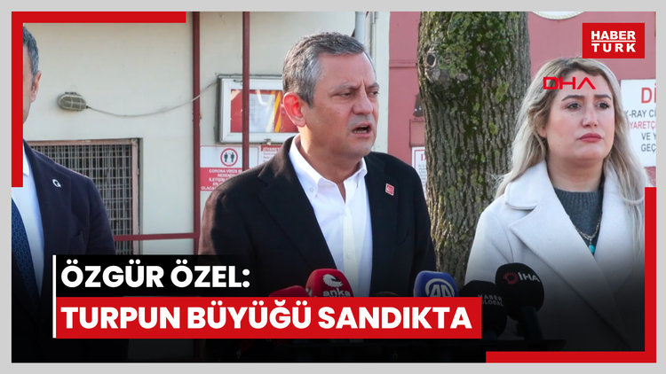 Özgür Özel: Turpun büyüğü sandıkta