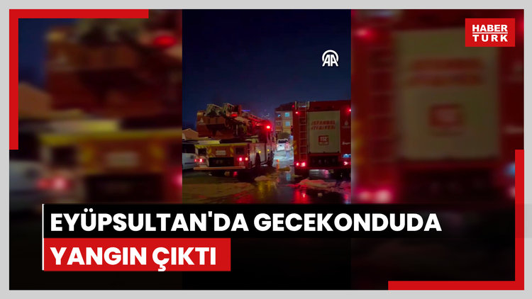 Eyüpsultan'da gecekonduda çıkan yangın söndürüldü