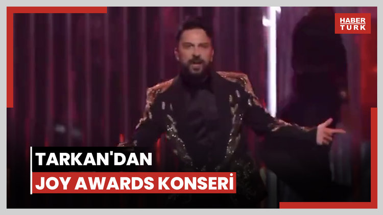Tarkan'dan Joy Awards konseri