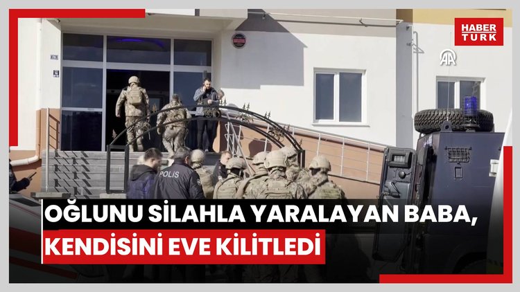 7 yaşındaki oğlunu silahla yaralayan baba, kendisini eve kilitledi