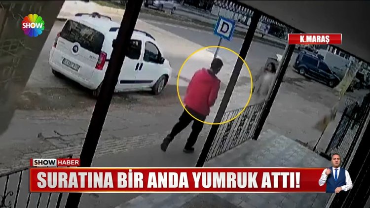 Yolda yürürken saldırıya uğradı!