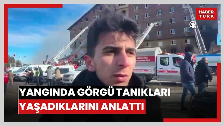 BOLU - Kartalkayadaki yangında görgü tanıkları yaşadıklarını anlattı