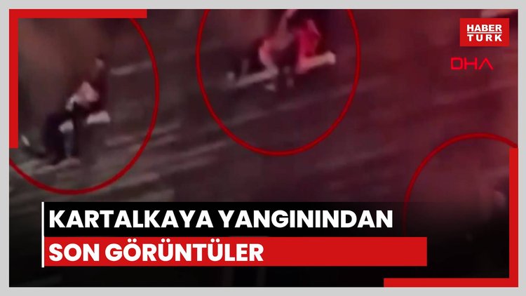 Kartalkaya yangınındaki son görüntüler ortaya çıktı