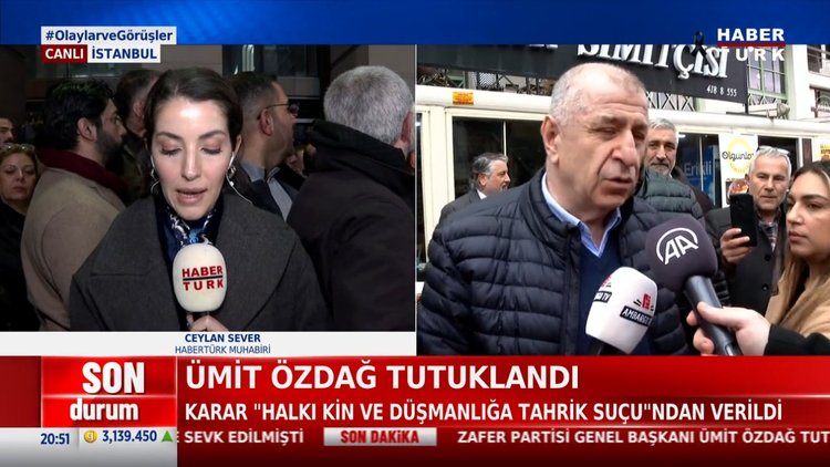 Ümit Özdağ, tutuklandı