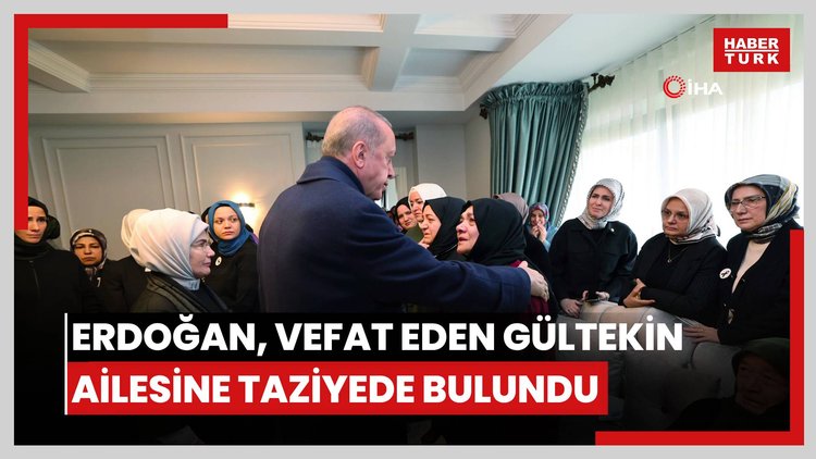 Cumhurbaşkanı Erdoğan, otel yangınında vefat eden Gültekin ailesine taziyede bulundu